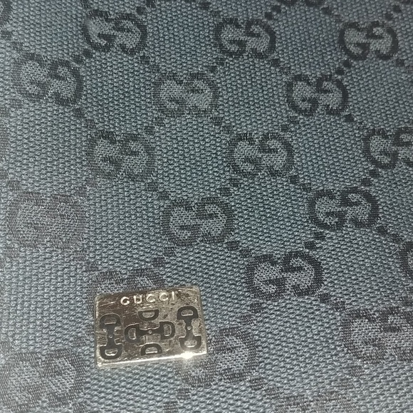 Authentic Gucci Canvas Hobo Shoulder Bag EUC - Picture 4 of 8